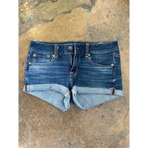 Dark Wash Jean Shorts